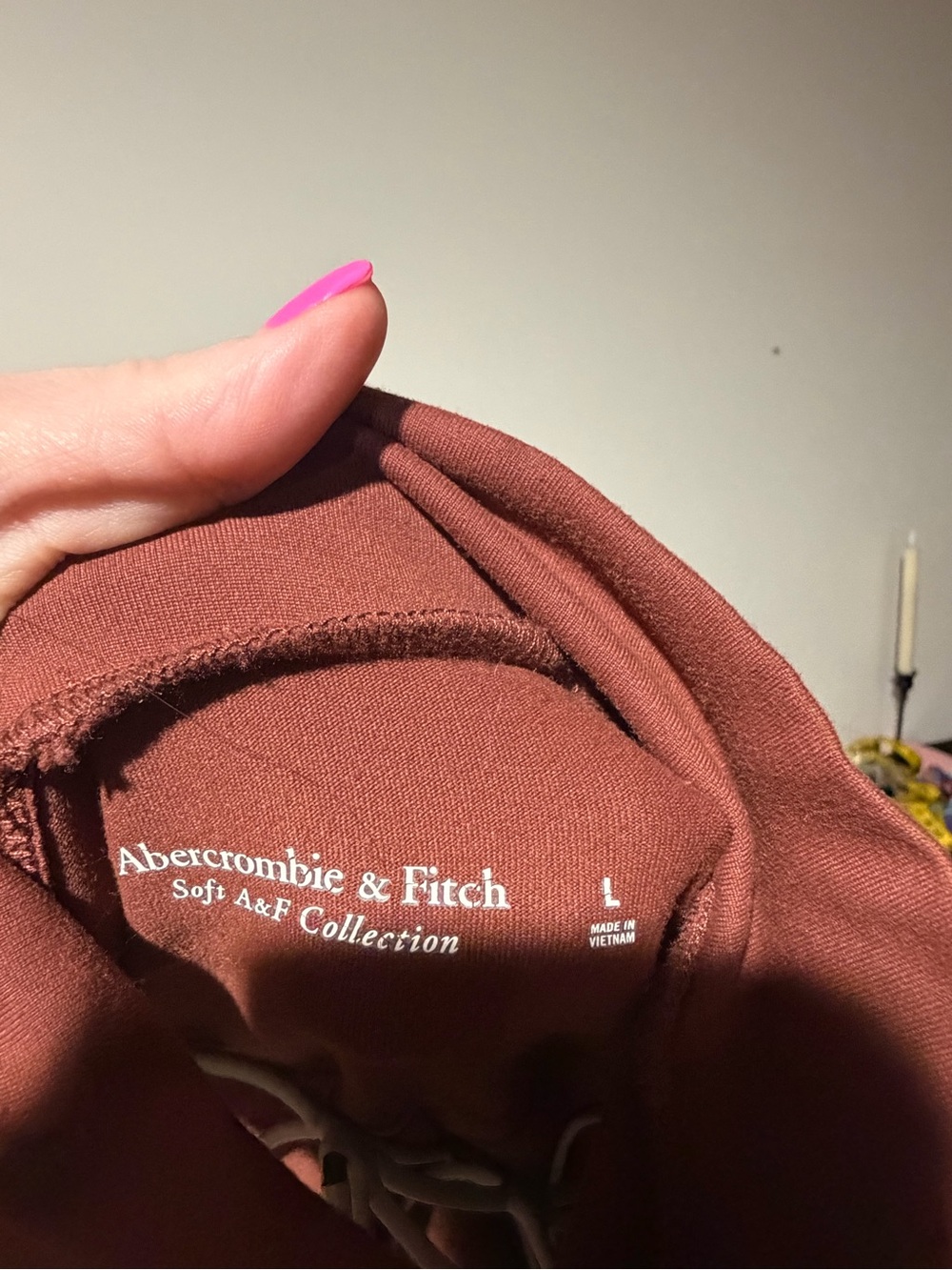 Abercrombie & Fitch Rust Brown Long Sleeve Top - Picture 4 of 7
